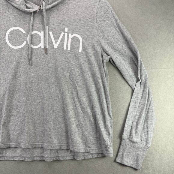 Calvin Klein Performance Women’s Grey Long Sleeve Hoodie Size M - Picture 5 of 10